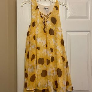 Show me Your Mumu Sunflower Dress